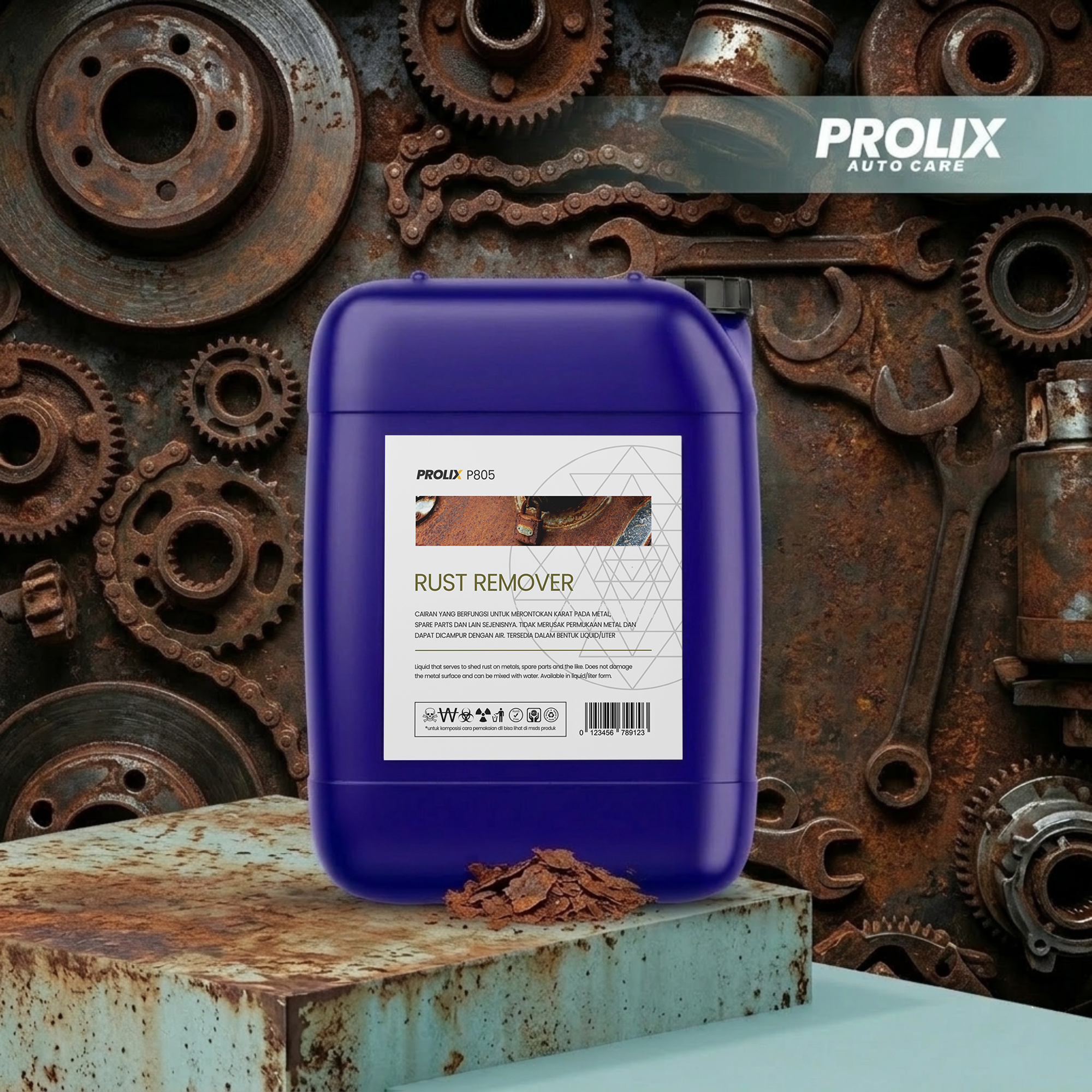 Paint Remover P-809 – Paint Stripper for Metal, Machines & Walls