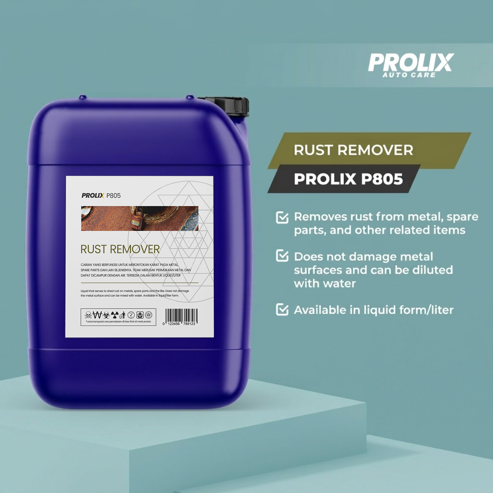 Paint Remover P-809 – Paint Stripper for Metal, Machines & Walls - Gambar 2