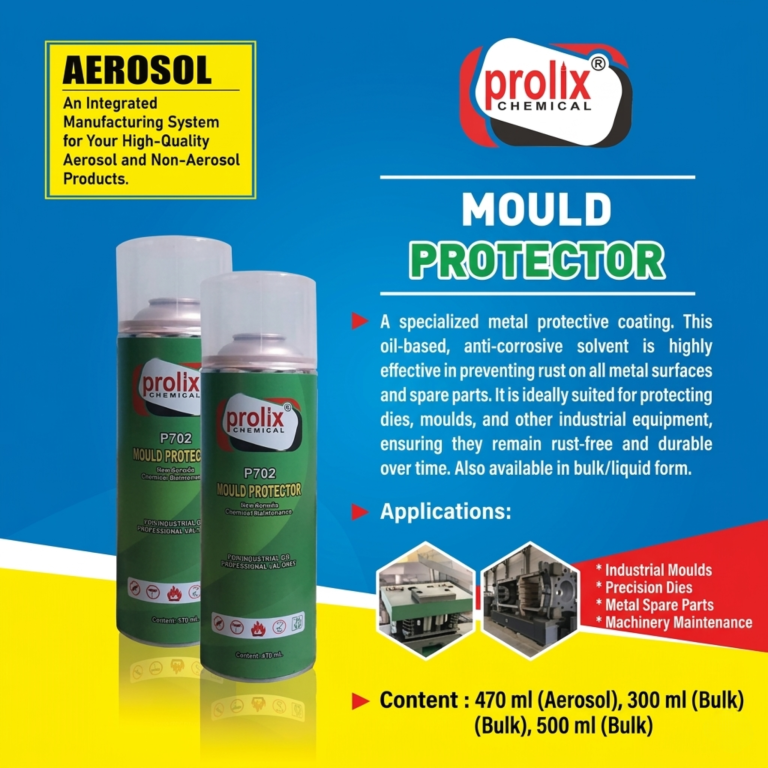 Mould Protector P702 | Anti Corrosion Oil for Metal & Mould Protection