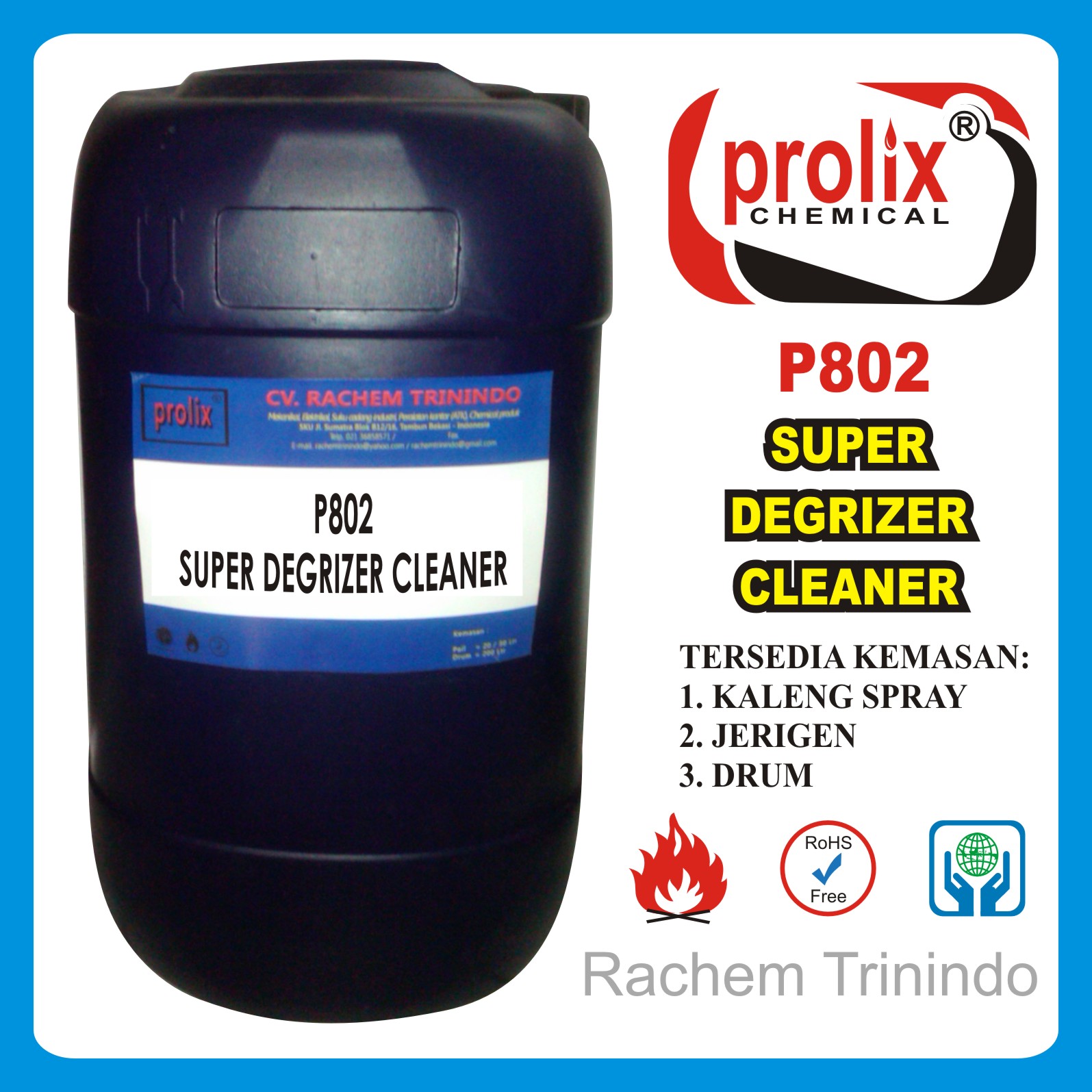 P802 Super Degreaser Cleaner