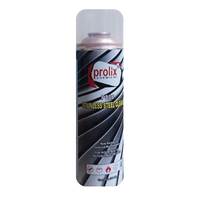 Prolix P808 Premium Stainless Steel Cleaner Aerosol Spray – 1 Can