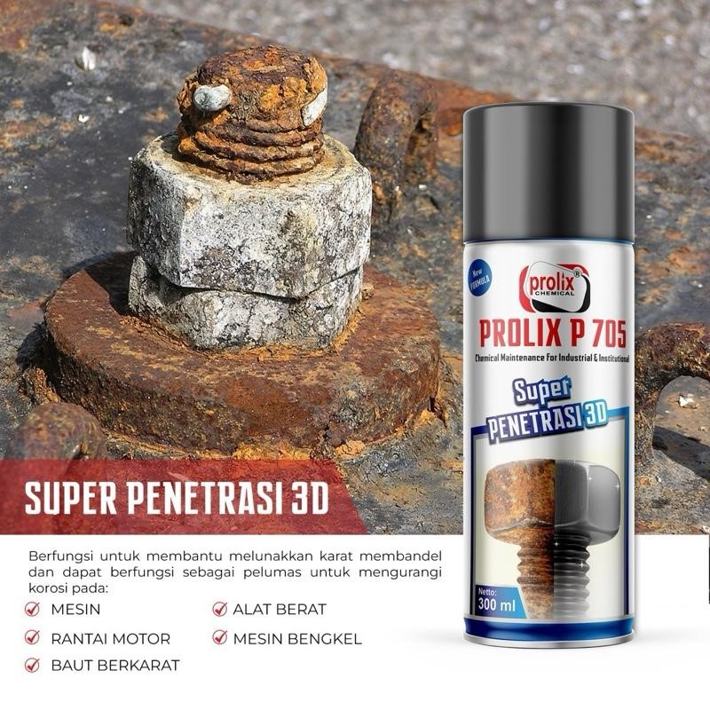 Jual Cairan Pelumas 300 mlr Anti Karat Merek Prolix Harga Terbaik Berkualitas - Gambar 2